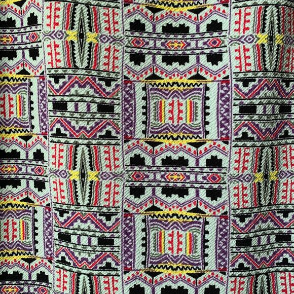 LuLaRoe Cassie Pencil Skirt Geometric Abstract Western Pattern Pull-On Size XL - Picture 8 of 15